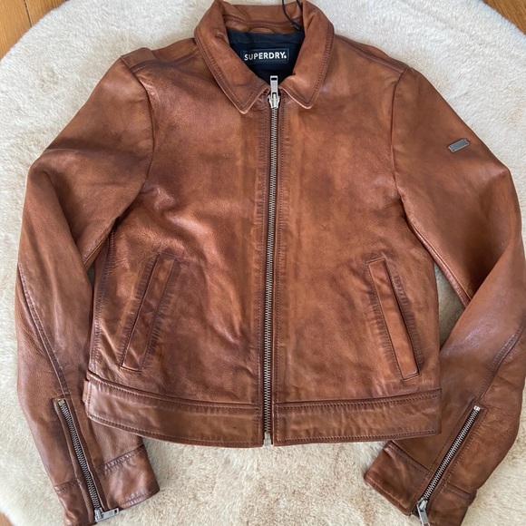 Genuine Leather Jacket - SuperDry - Picture 2 of 11